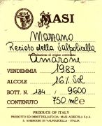 Amarone Mazzano Masi
